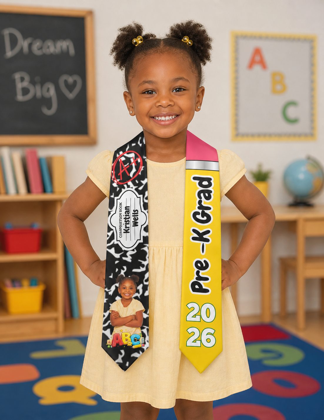 Customized Kids Graduation Stoles