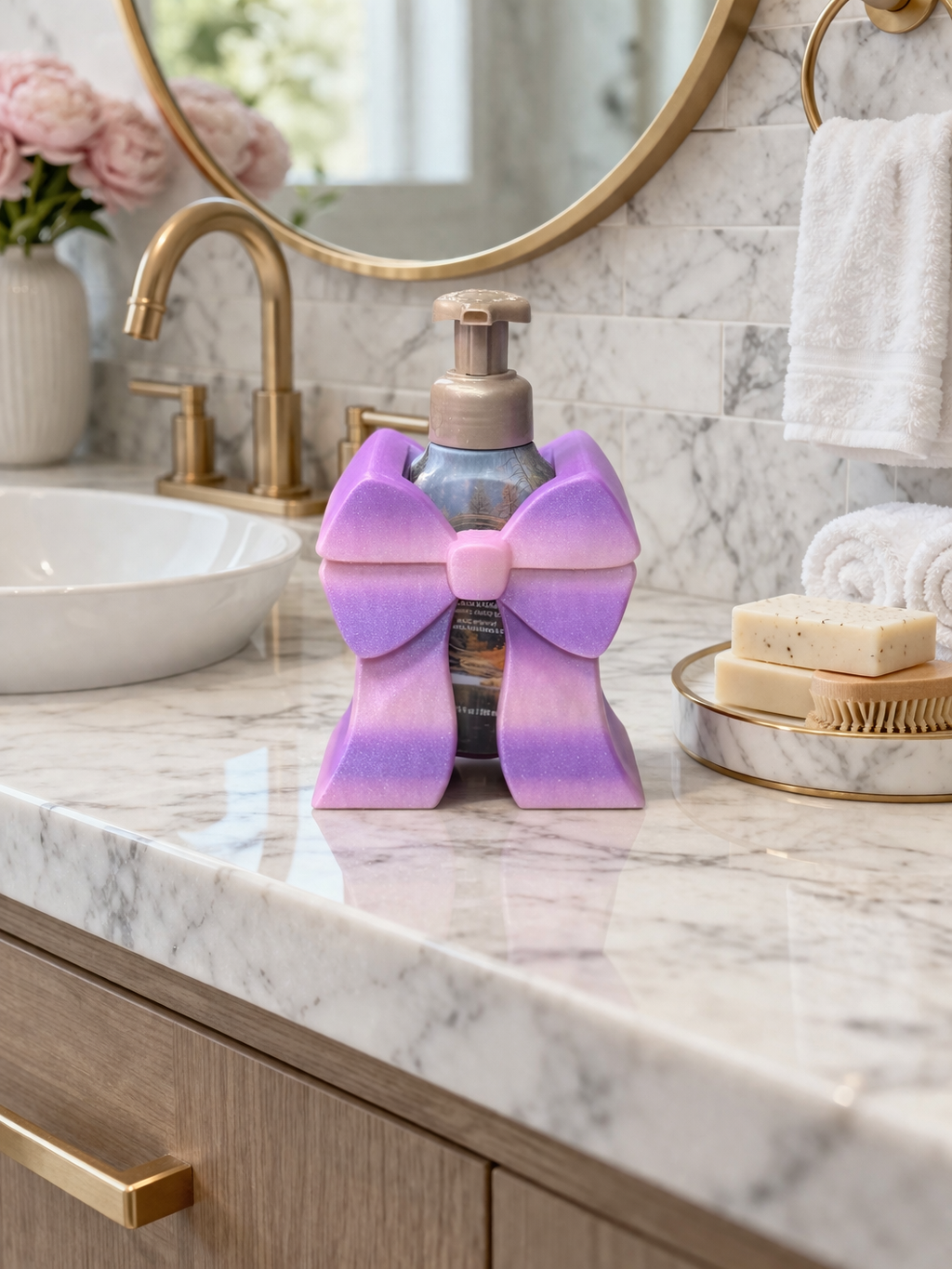 ๐ Bow Soap Holder