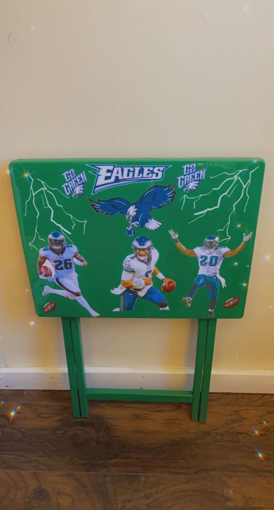 Personalized TV Tray Table, Family Name Table, Snack Table, Folding Table, Custom Gift