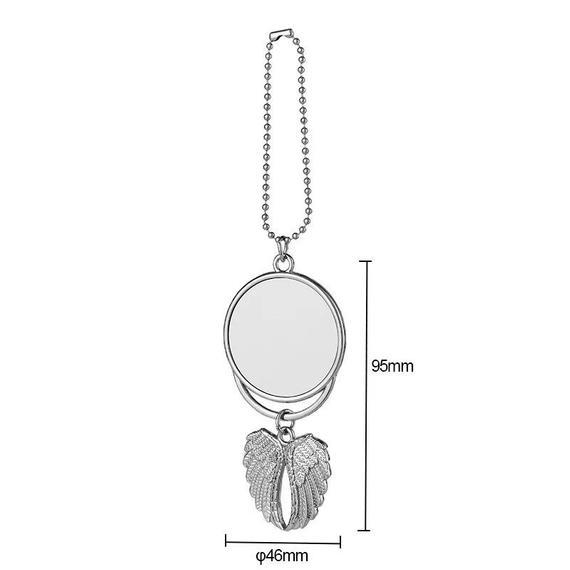 Double sided angel wing car hanger