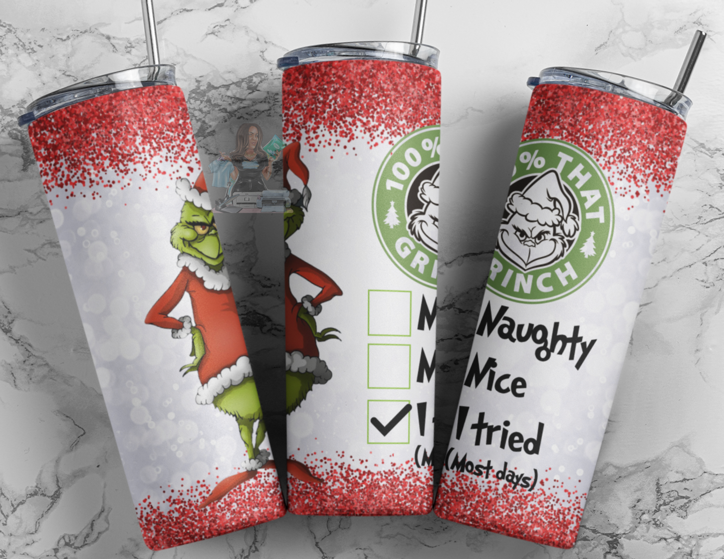 Grinch tumblers