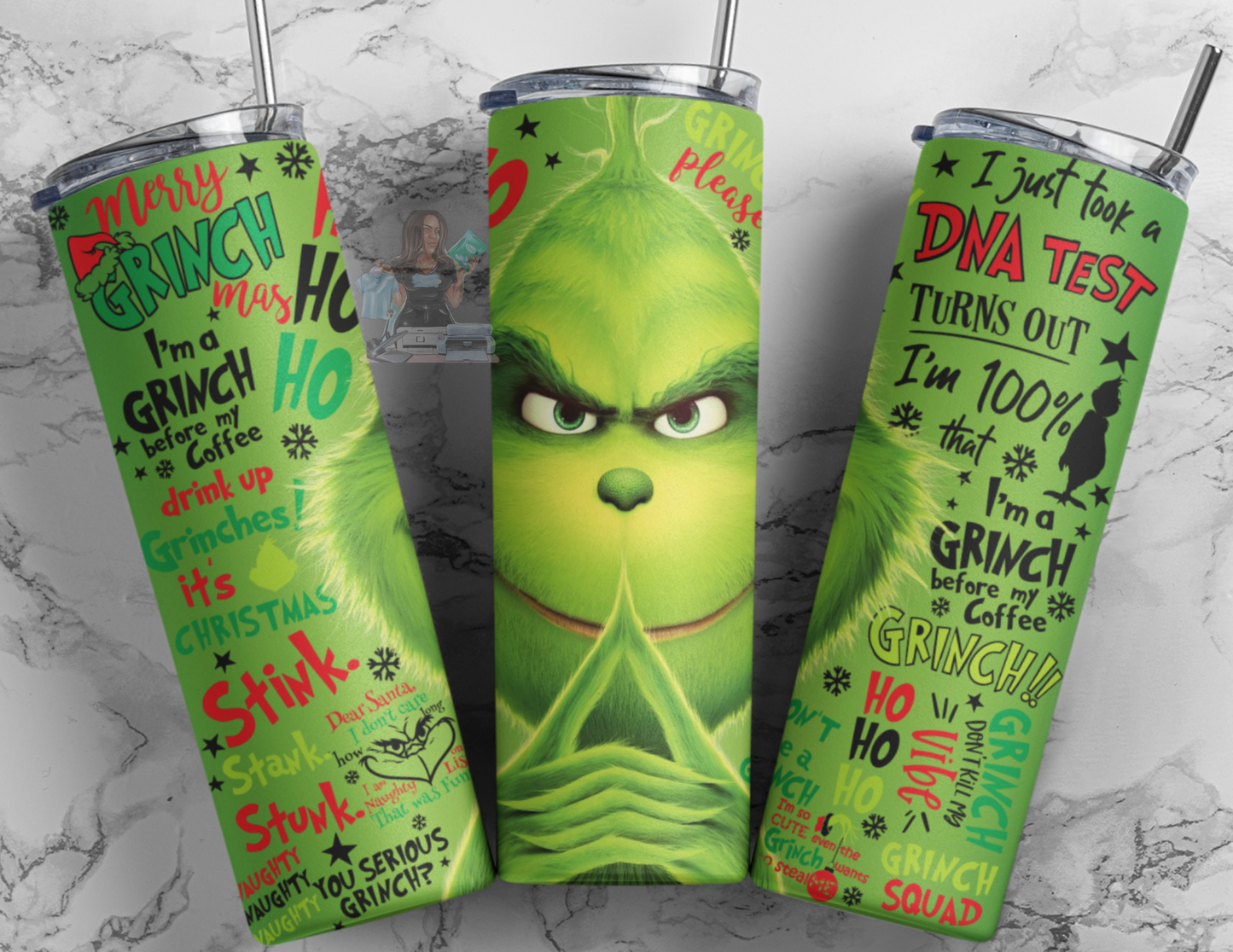 Grinch tumblers