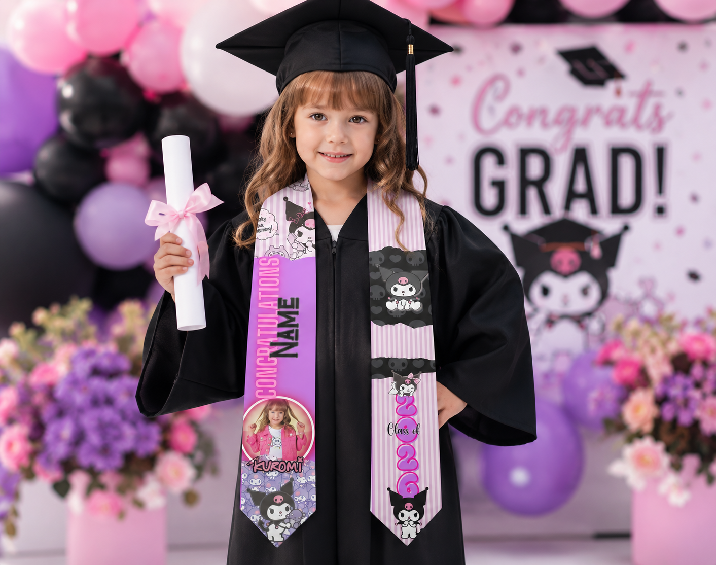 Customized Kids Graduation Stoles