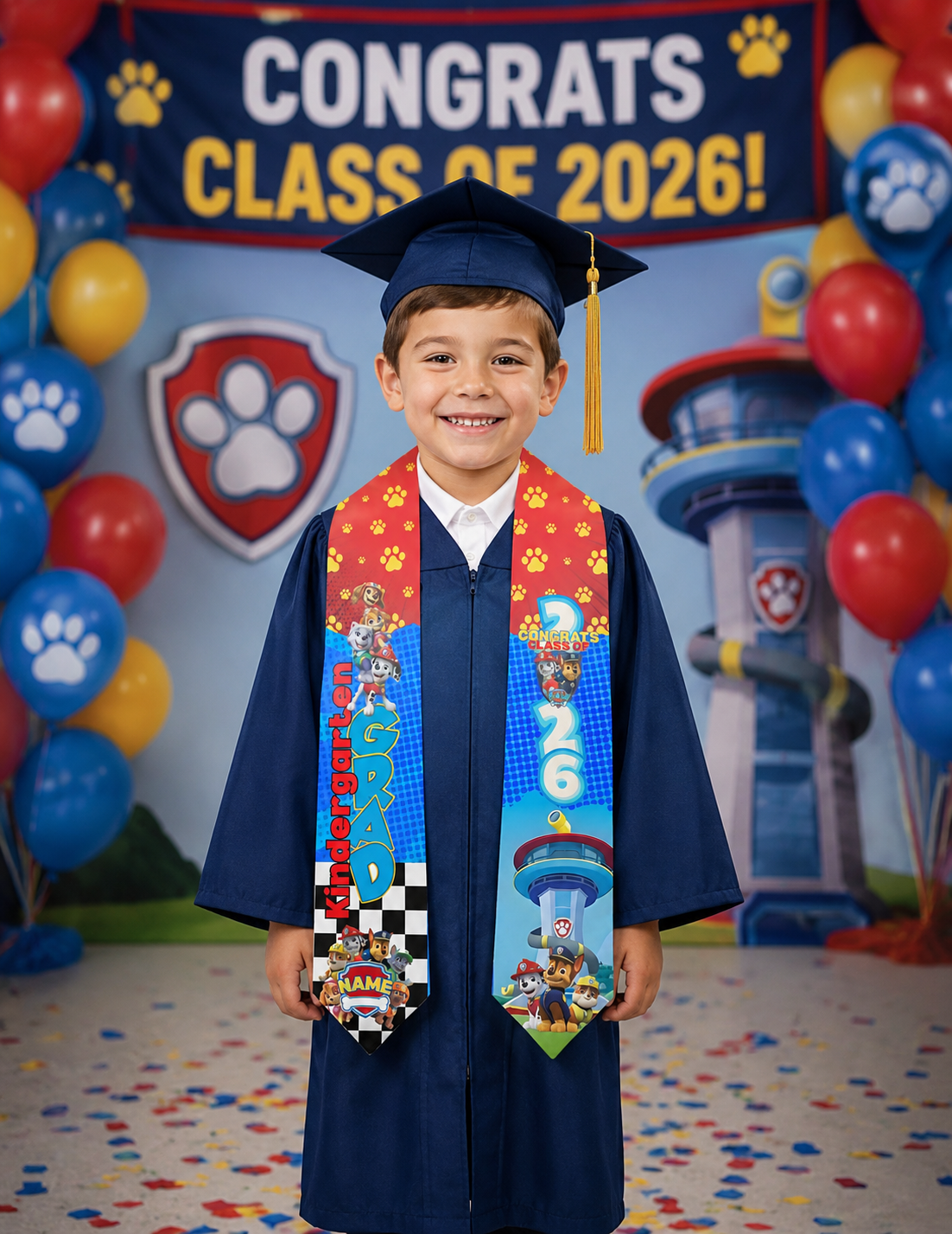 Customized Kids Graduation Stoles