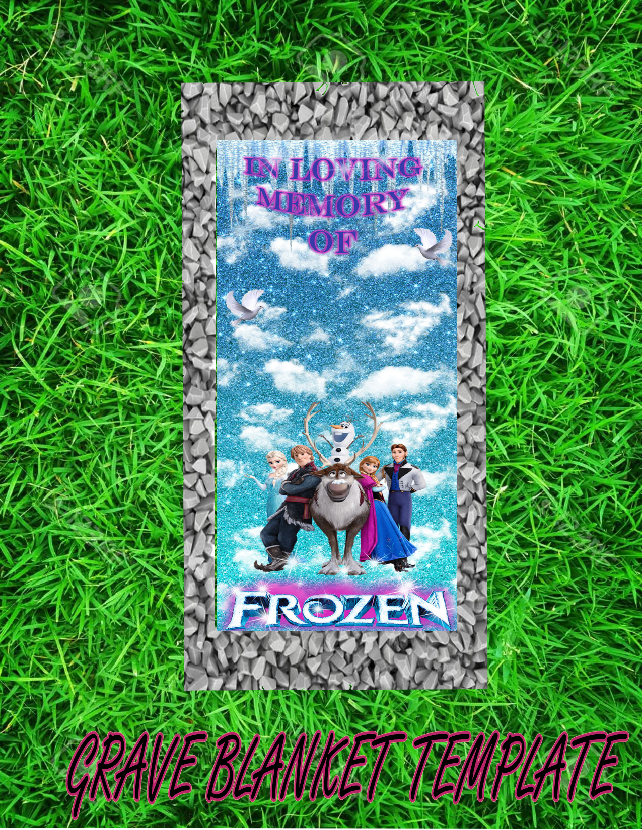 Grave Blanket Template (kids)