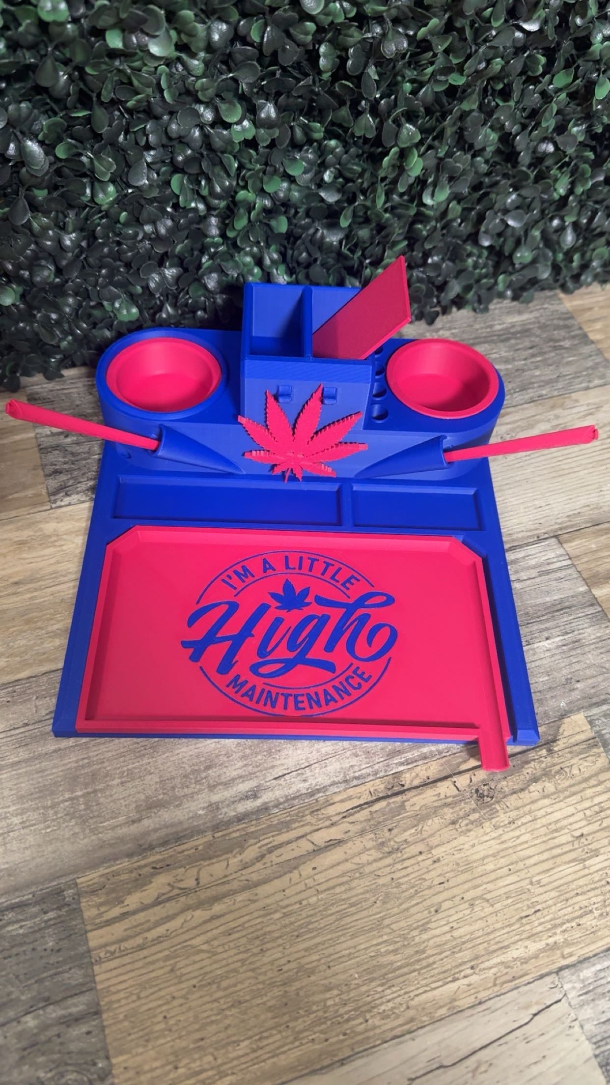 Personalized Rolling Tray & Accessories Set