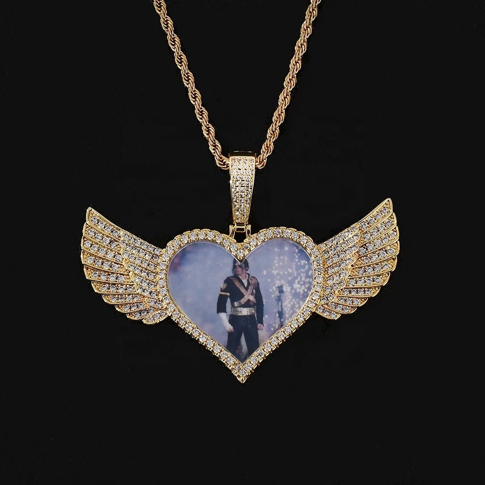 Heart Wing Necklace