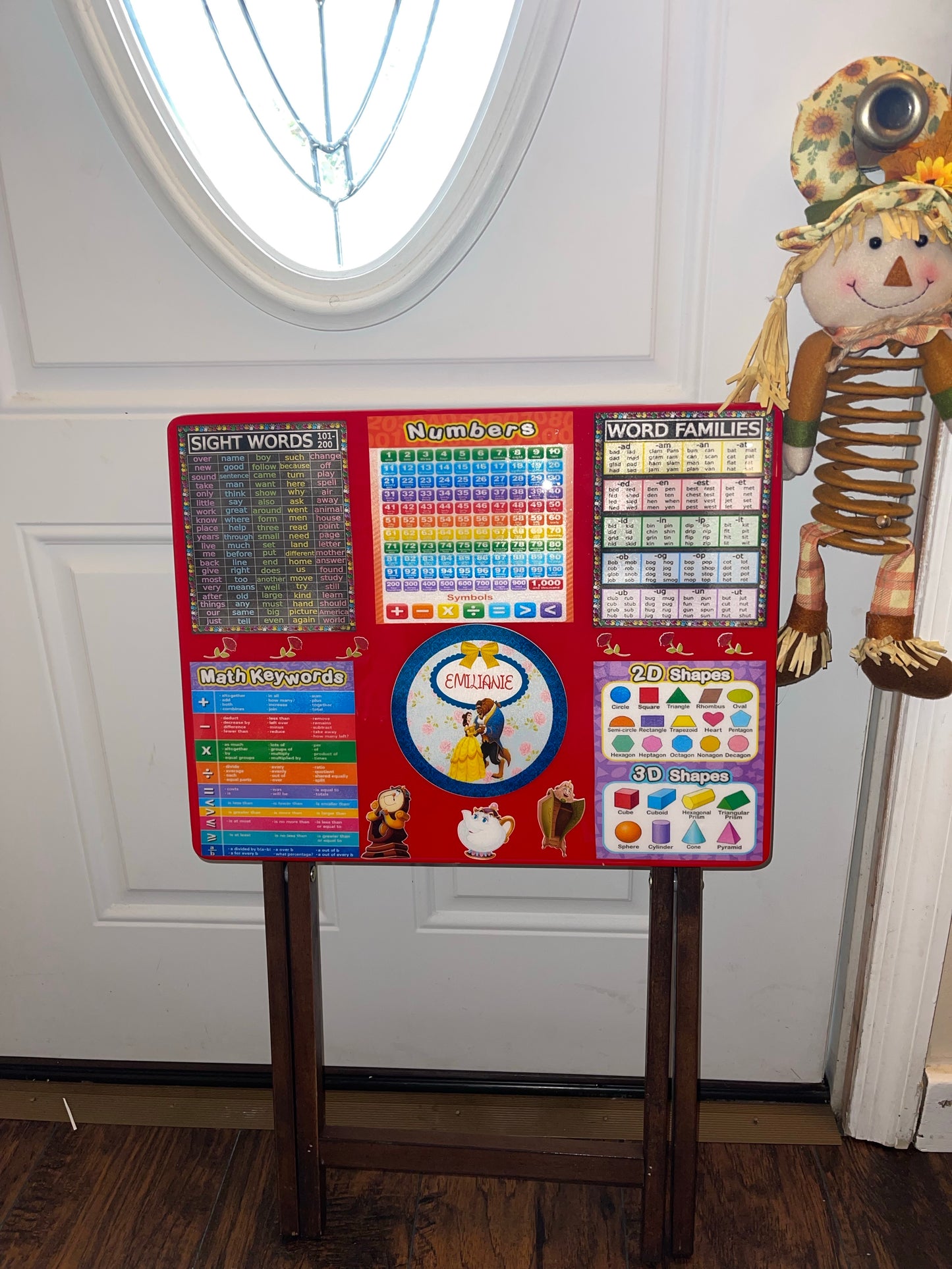 Personalized TV Tray Table, Family Name Table, Snack Table, Folding Table, Custom Gift