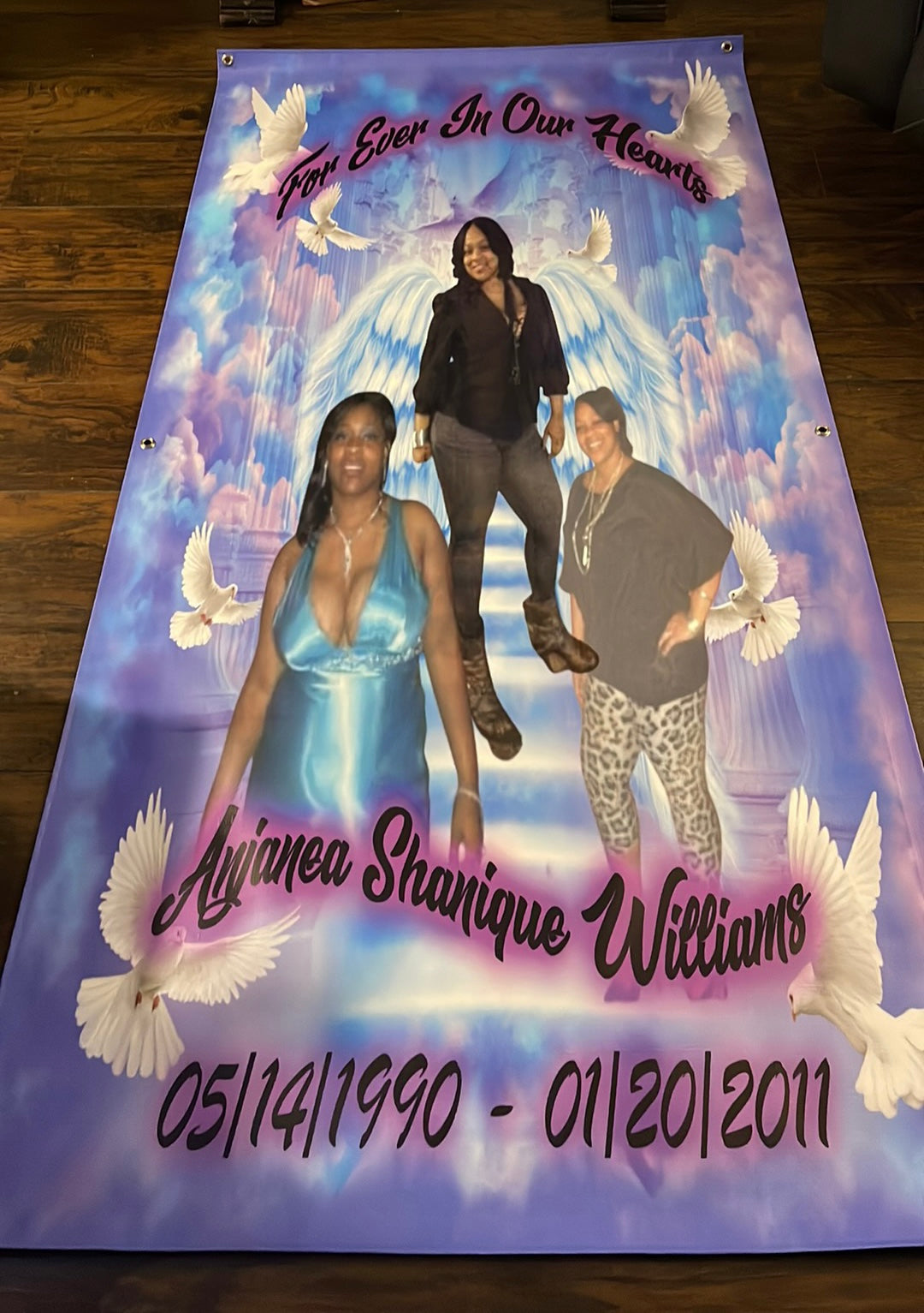 Customized Grave Blankets