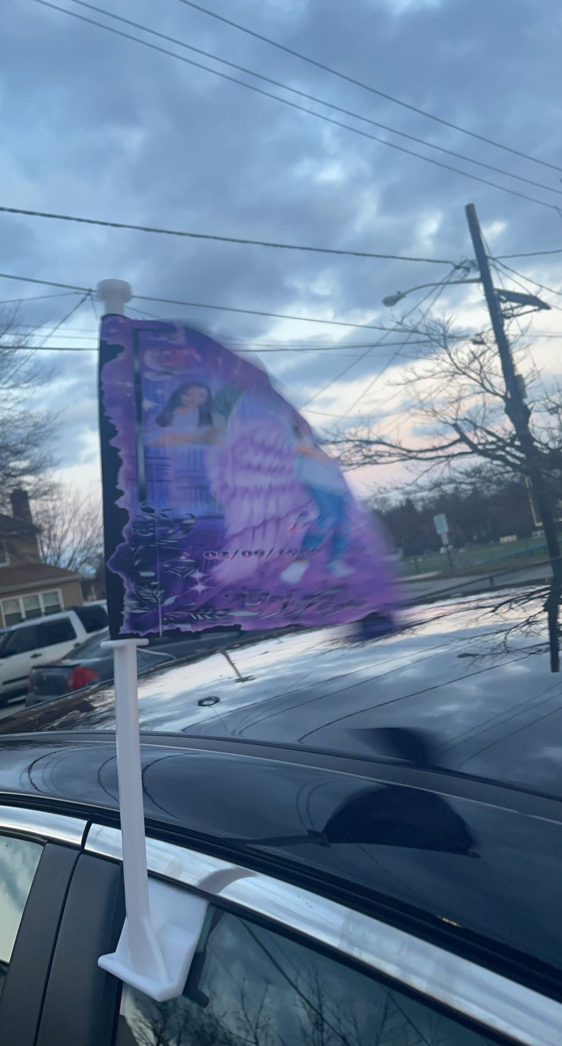 Custom  car flag/Use any design and photo