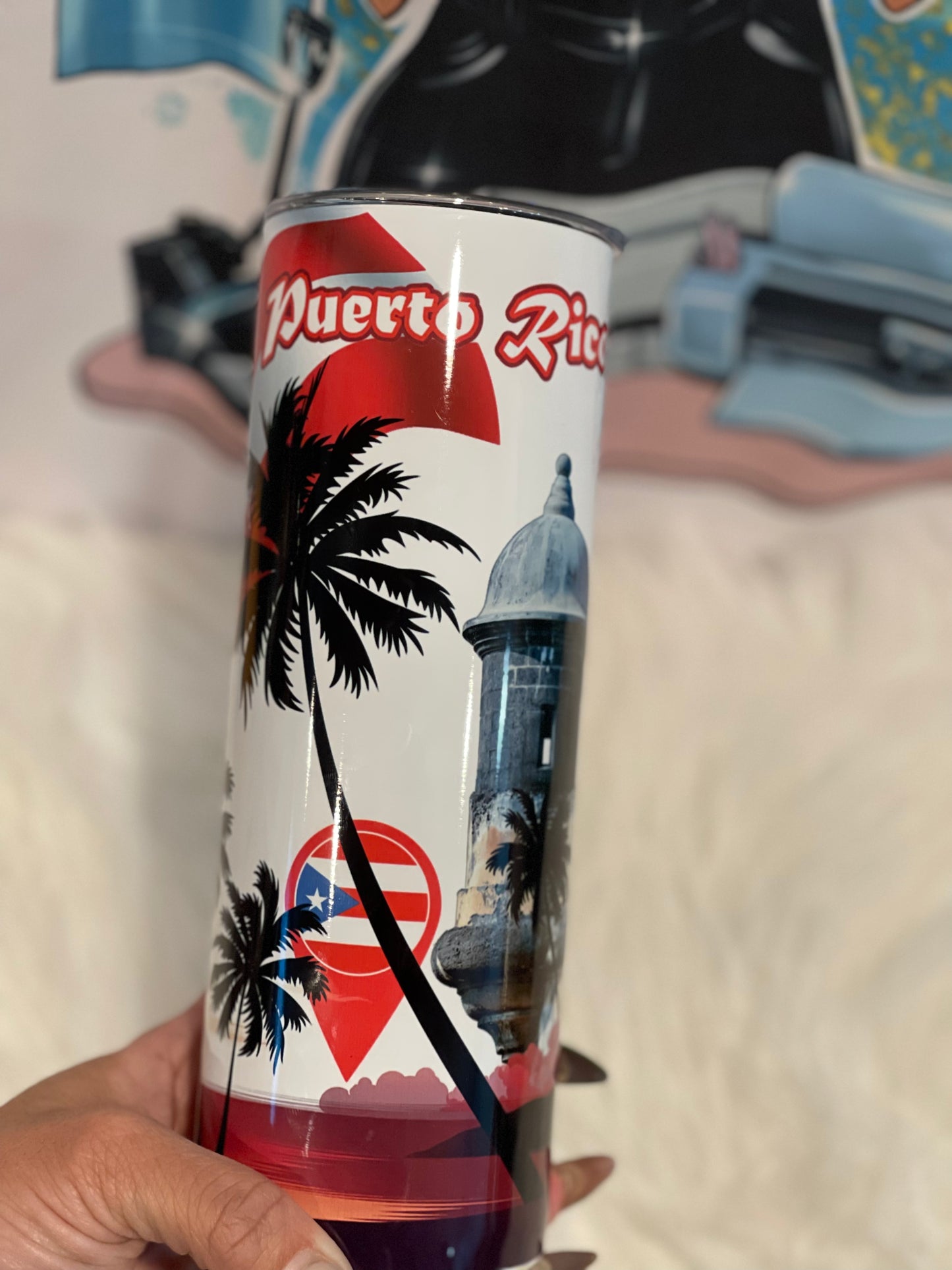 Personalized Tumbler with Lid and Straw Stainless Steel Custom Skinny Tumbler Custom 20 oz Cup
